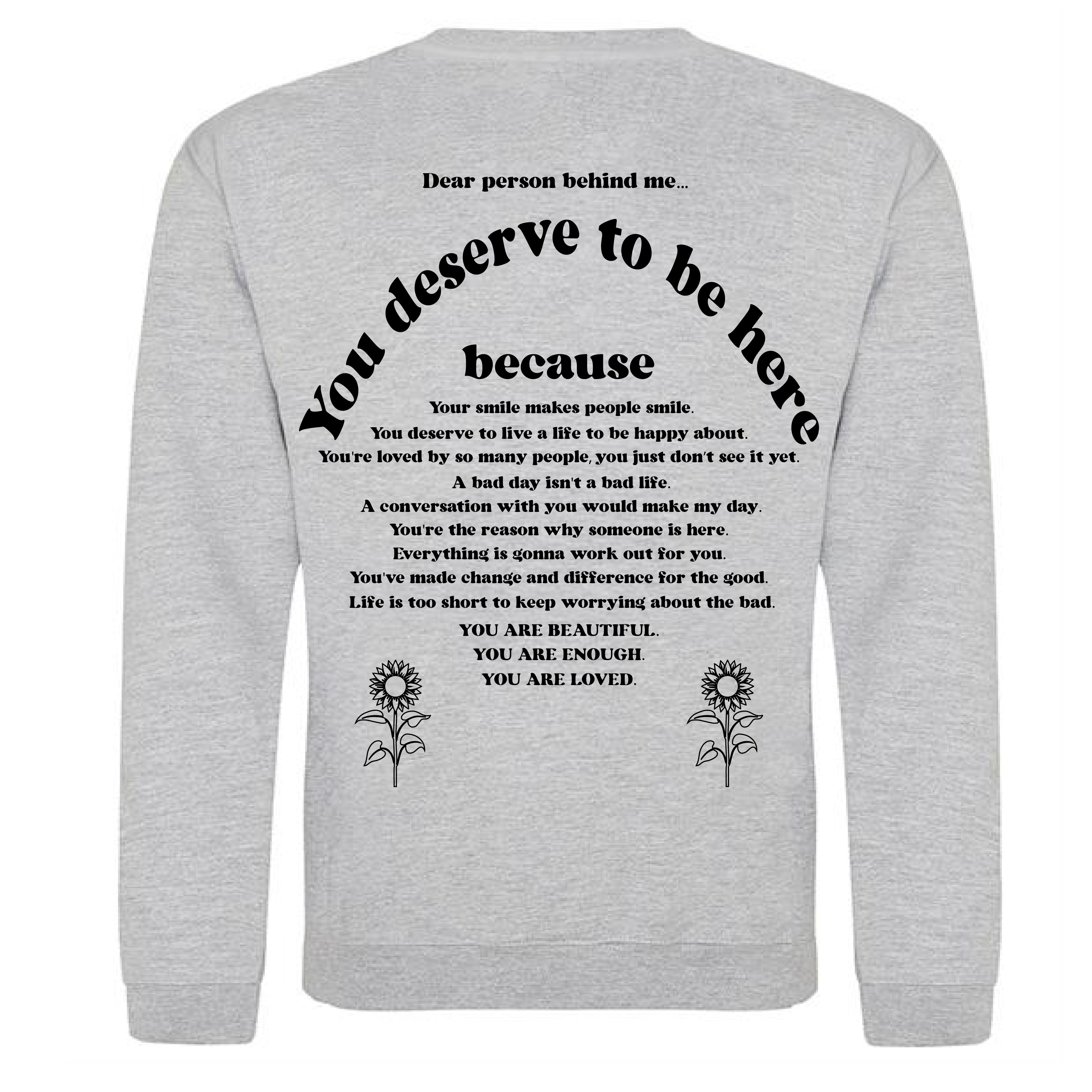 You Deserve To Be Here