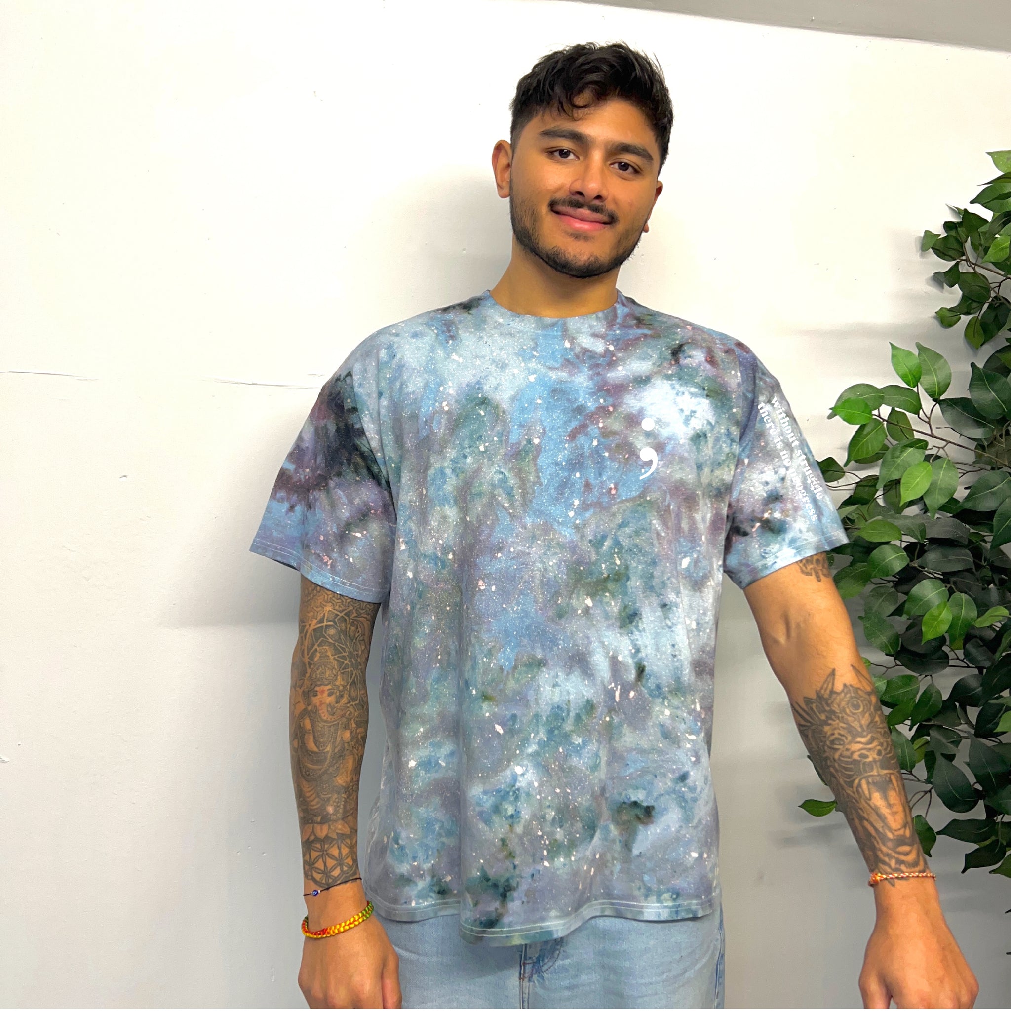 Tie Dye Semicolon