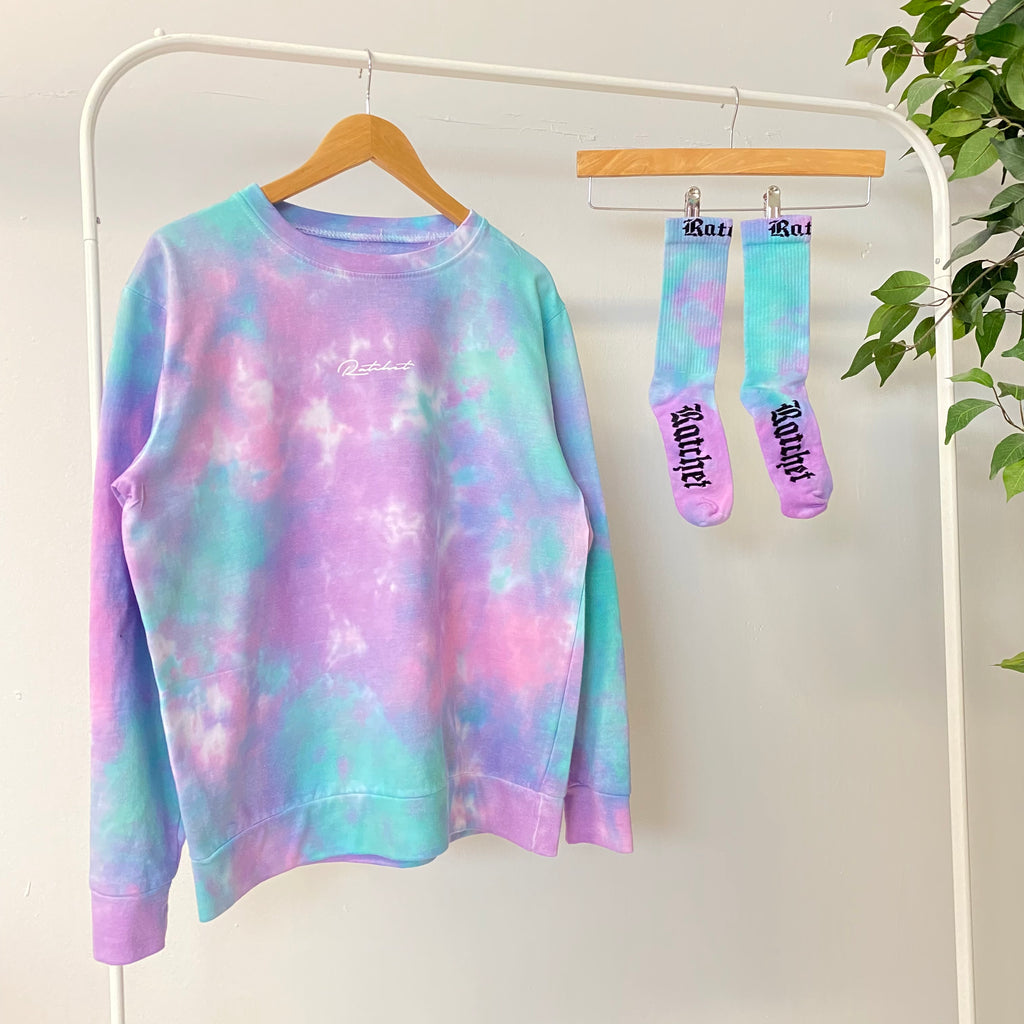 AQUA BLAST SOCKS AND SWEATSHIRT COMBO