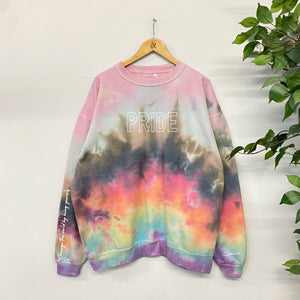 Progress Flag Tiedye Sweatshirt